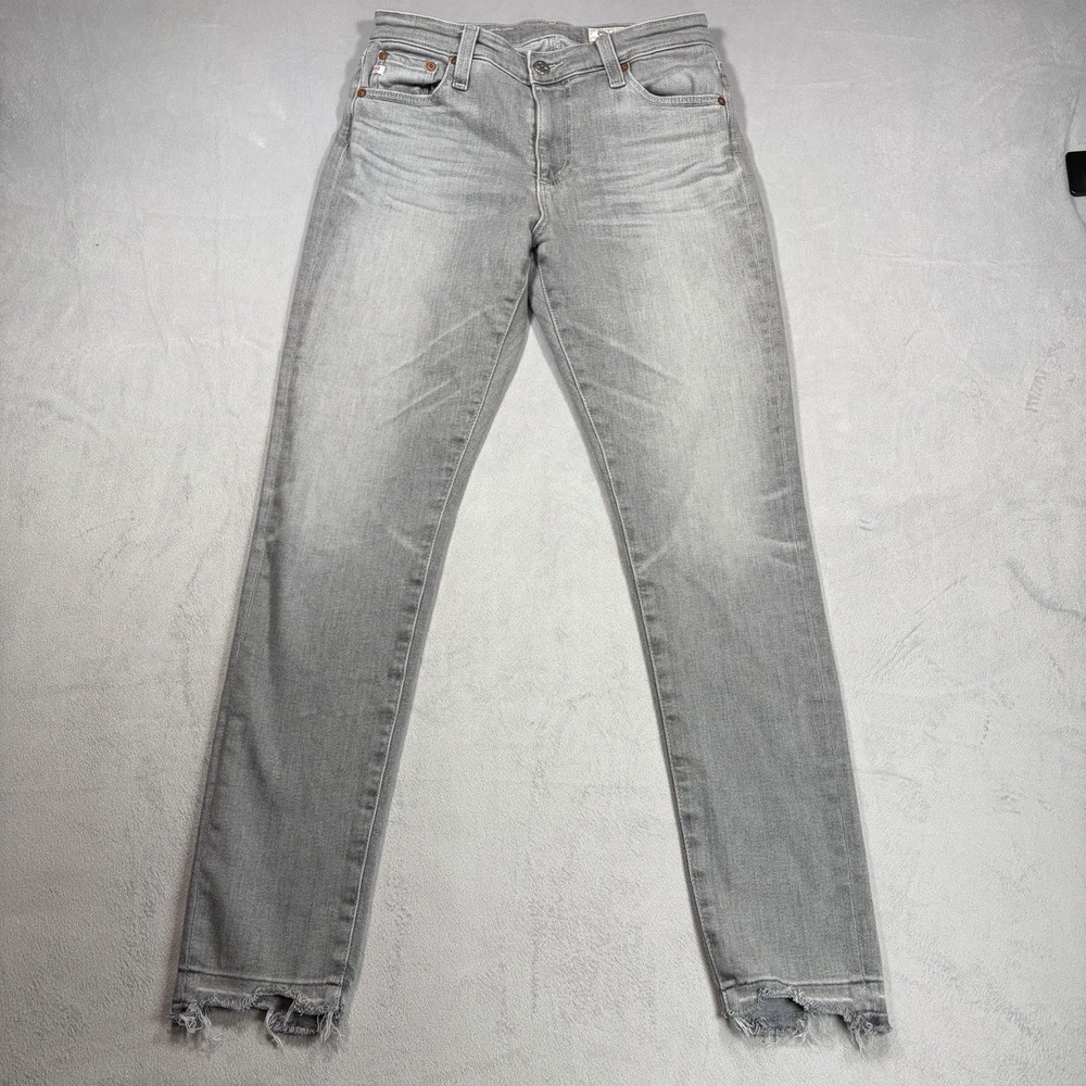 Adriano Goldschmied AG Farrah Ankle Women's Jeans sz 28R Gray High Rise Skinny